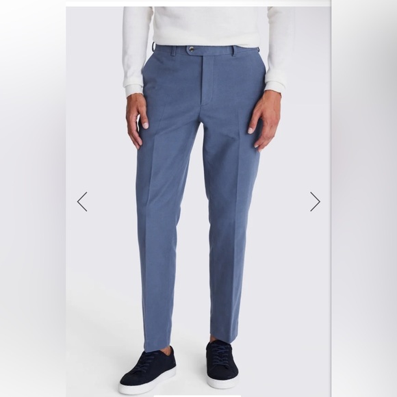 Next Blue Tailored Trousers - Picture 10 of 10